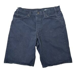 Vintage 90s Levi's 550 Denim Shorts Relaxed Fit Size 34 Blue Baggy Orange Tag